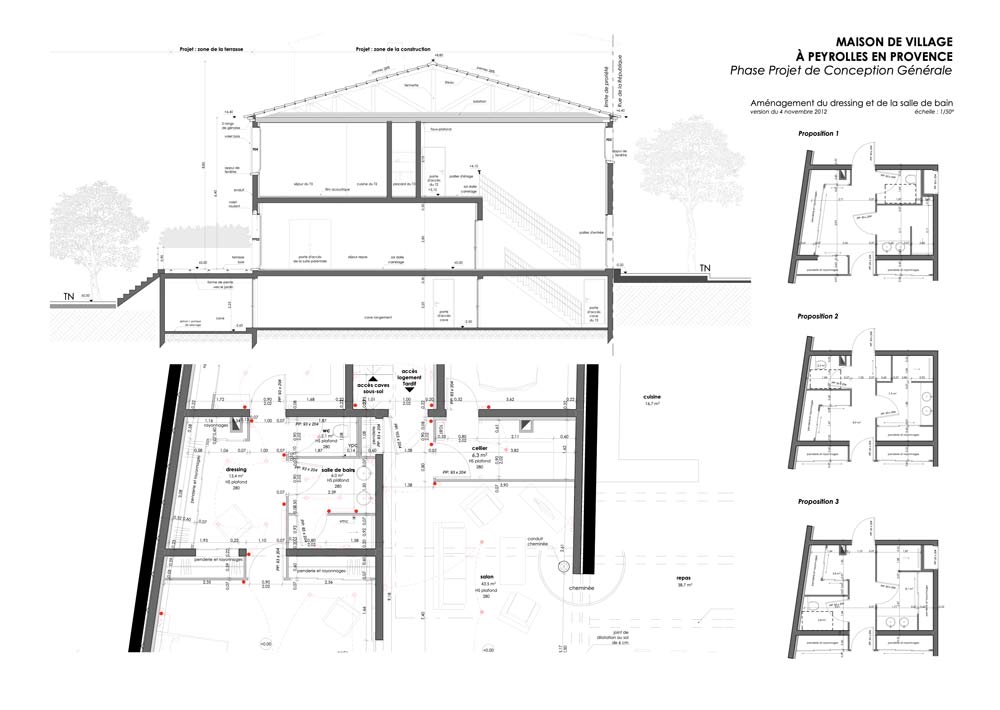 Portfolio pieces graphiques Christophe Sarlandie, architecte d'intérieur à Lyon